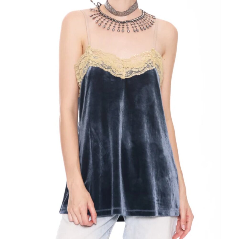 Velvet Dreams Camisole Blue